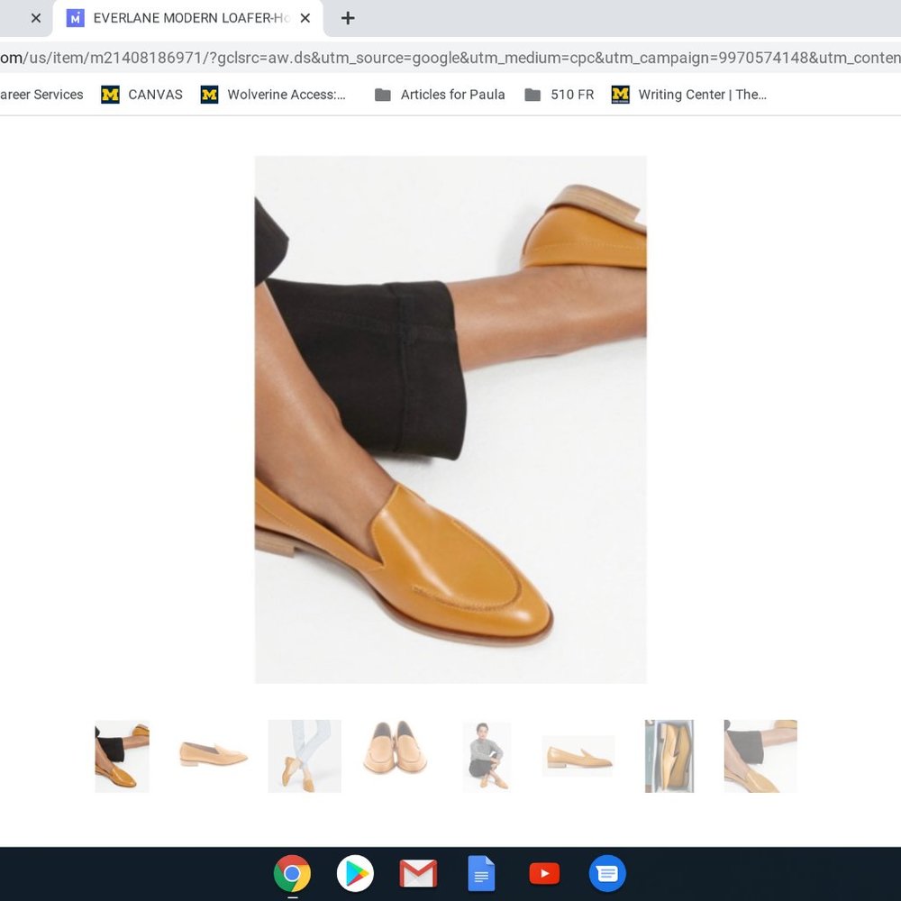 Everlane size 8 Modern Loafer in Honey